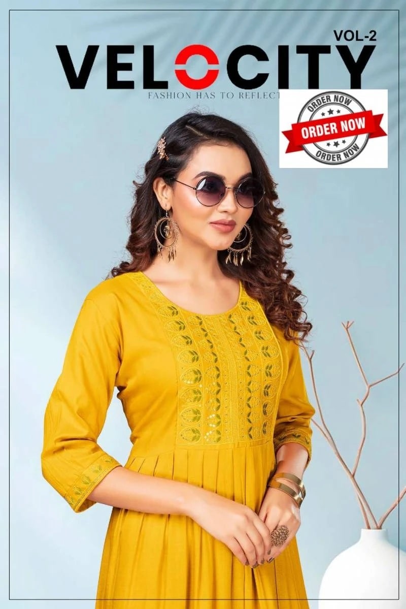 Beauty Velocity Vol 2 Embroidered Kurti Collection