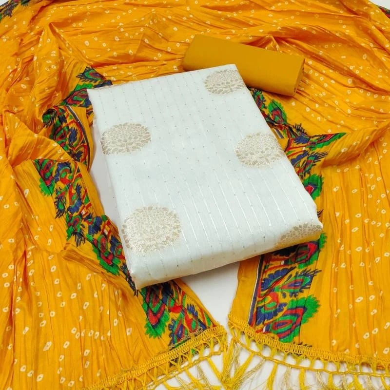 Rnx 5027 Daily Wear Jacquard Dress Material Collection