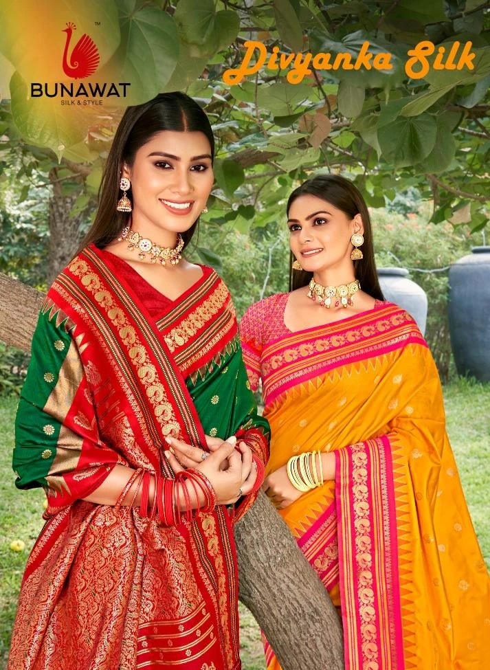 Bunawat Divyanka Traditional Silk Paithani Saree Wholesale