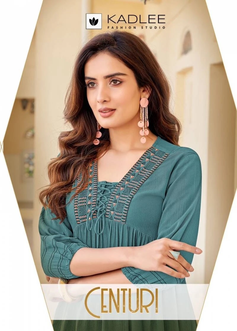 Kadlee Centuri Rayon Stylish Short Kurti Collection