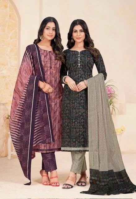 Miss World Priyalaxmi Vol 1 Regular wear Cotton Dress Material