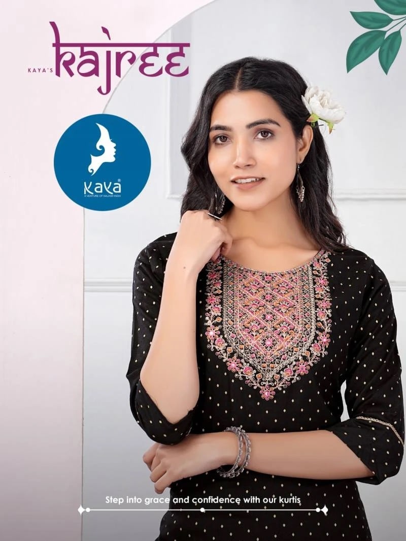 Kaya Kajree Rayon Daily Wear Printed Kurti Collection