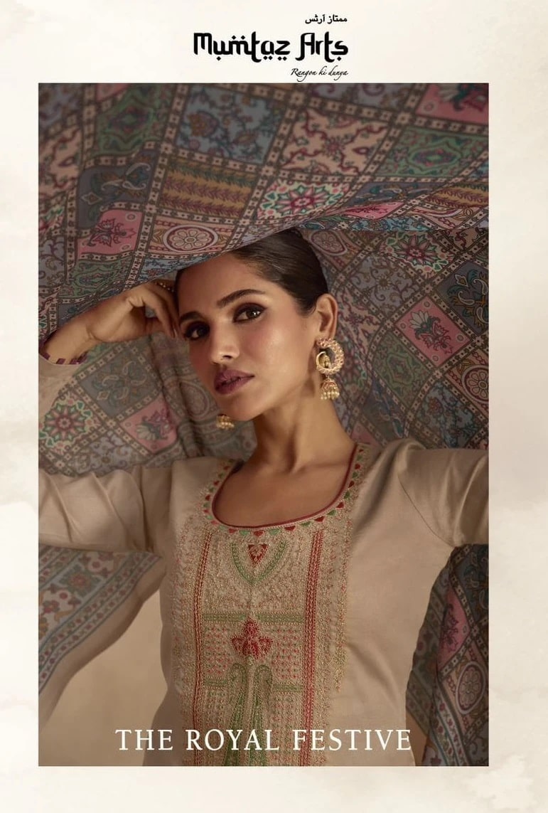 Mumtaz The Royal Festive Wear Dress Material Collection