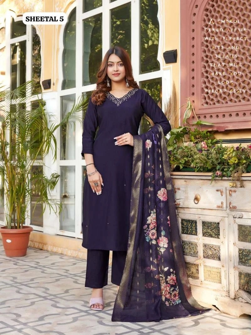 Fashion Talk Sheetal Vol 51 Designer Kurti Pant With Dupatta Collection
