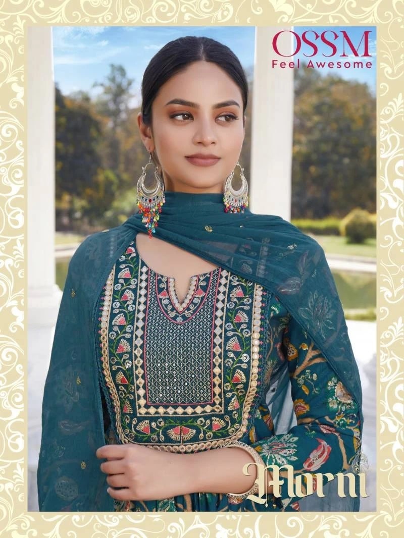 Ossm Morni Vol 2 Model Kurti Pant With Dupatta Collection