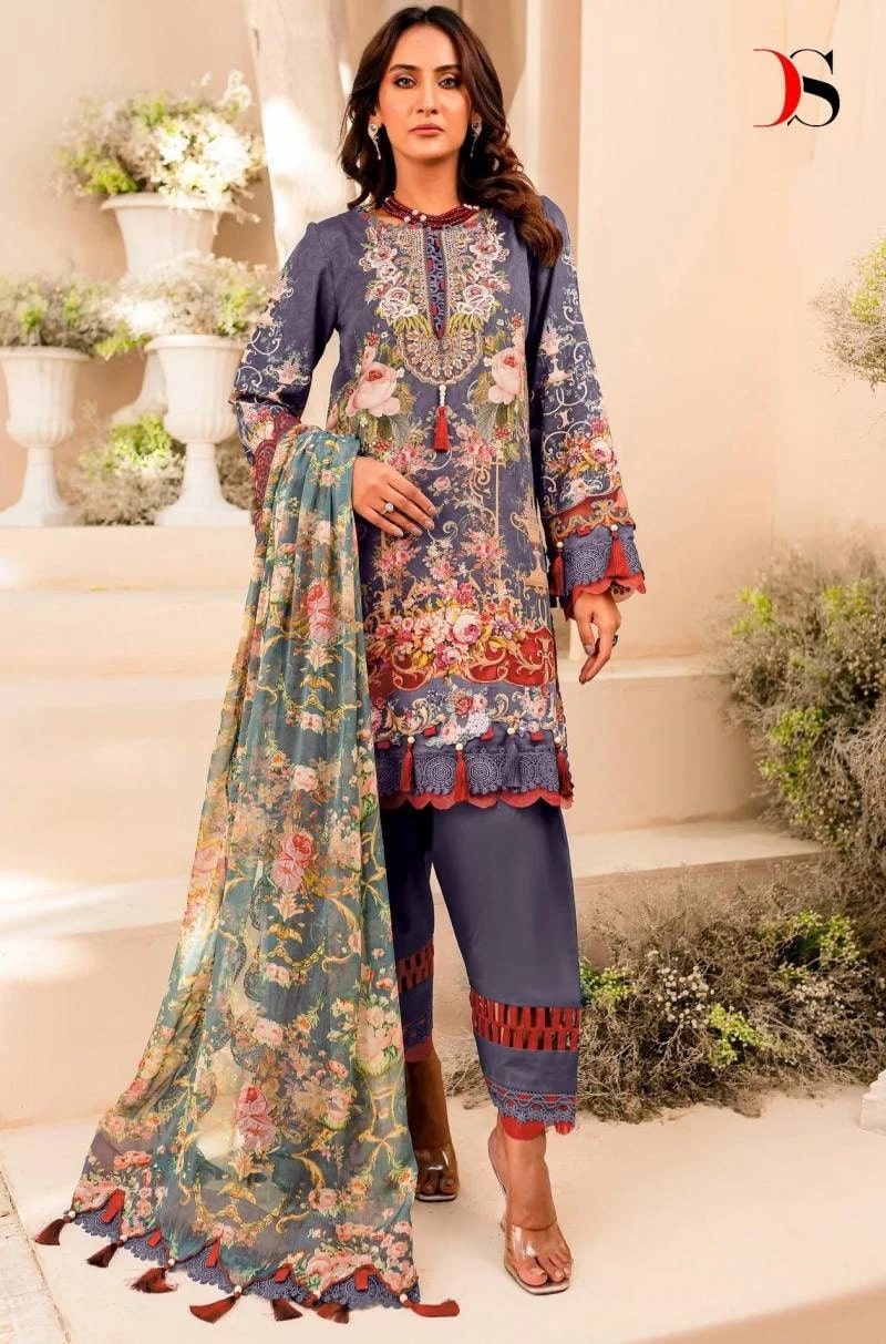 Deepsy Niddle Wonder Superhit Pakistani Suit Chiffon Dupatta