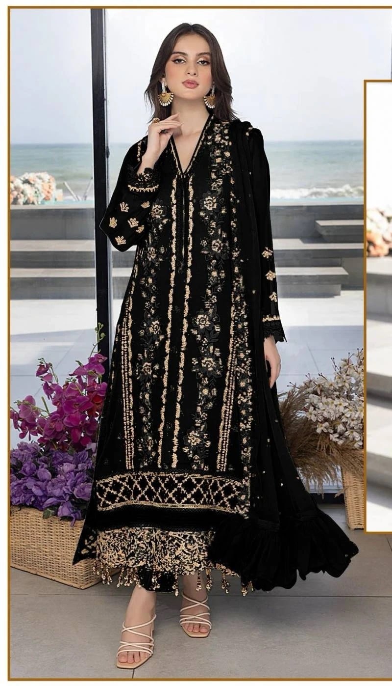 Bilqis B 03 E To H Georgette Pakistani Salwar Suits Wholesale