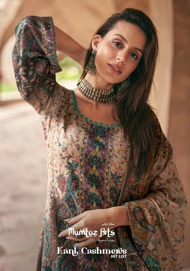 Mumtaz Kani Cashmere Hitlist Digital Print Dress Material Collection