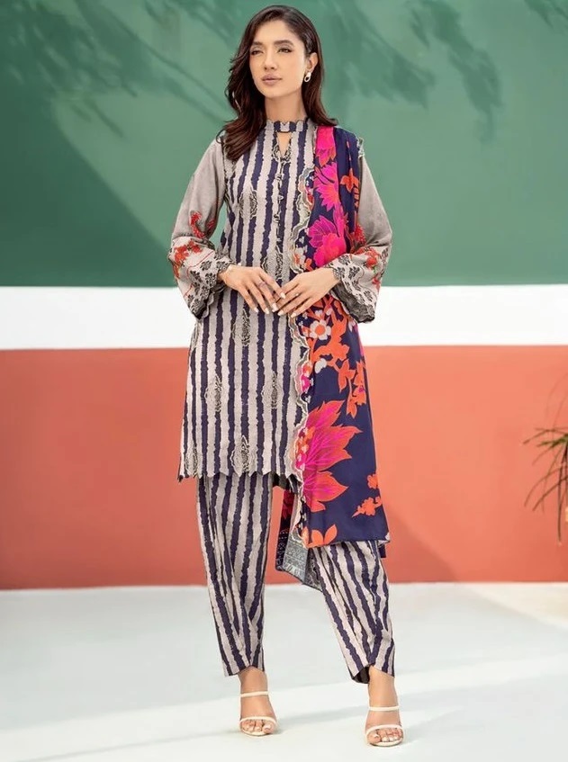 Deepsy Aniq 24 Cotton Dupatta Embroidery Salwar Suit Collection