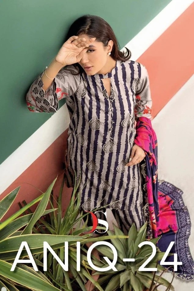 Deepsy Aniq 24 Chiffon Dupatta Pakistani Salwar Suits Collection