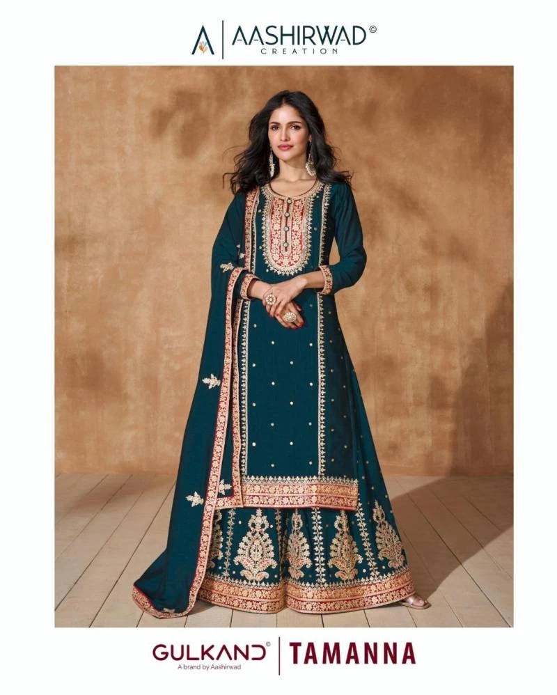 Aashirwad Gulkand Tamanna Exclusive Silk Designer Salwar Suit Collection