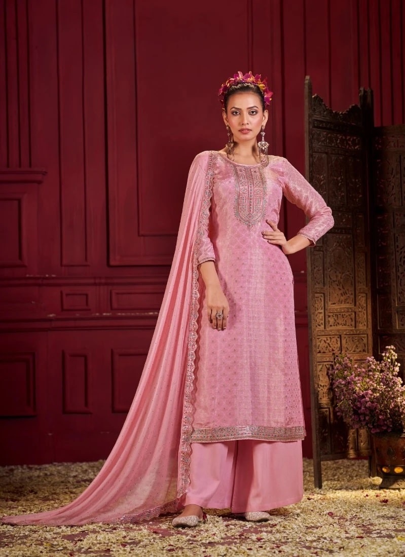 Four Dots Rahi Heavy Work Designer Dress Material Collection