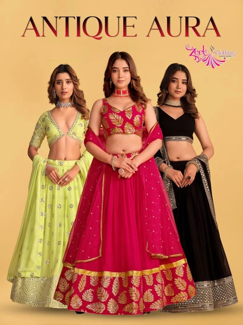 Zeel Antique Aura New Wedding Designer Lehenga Choli Collection