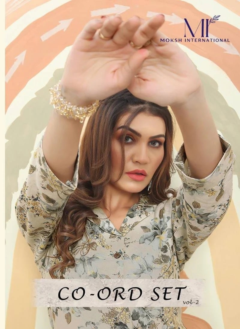 Moksh Co Ord Vol 2 Printed Stylish Top With Bottom Collection