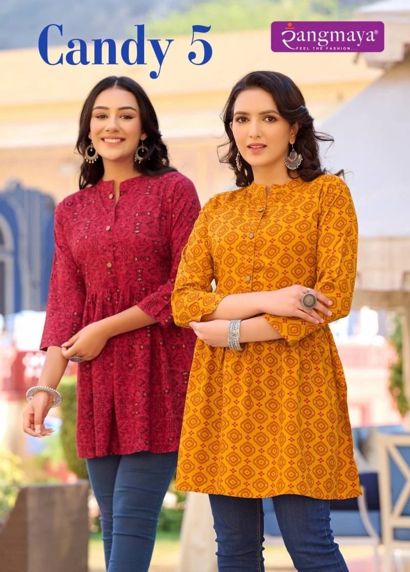 Rangmaya Candy 5 Fancy Short Top Collection