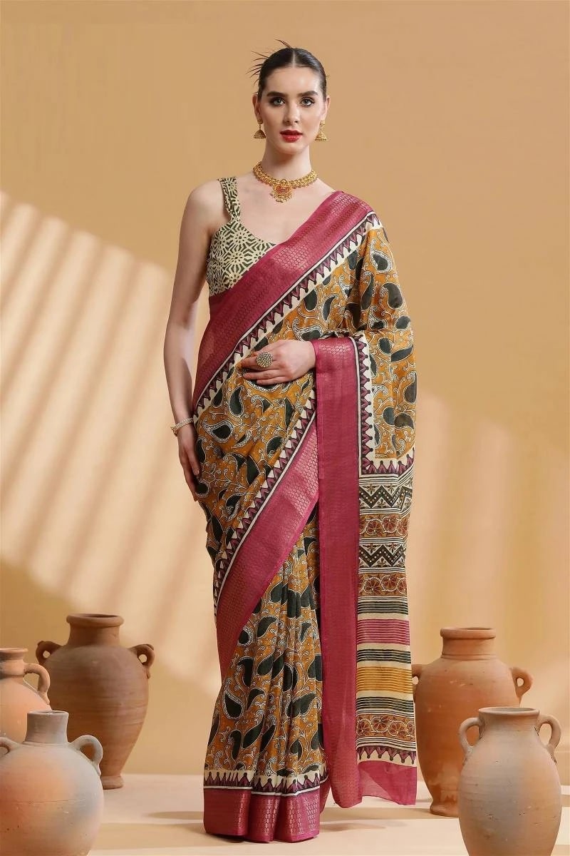 Apple Universe 35 Soft Cotton Printed Saree Collection