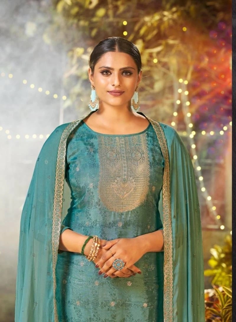 Triple Aaa Jalwa Masleen Designer Dress Material Wholesale