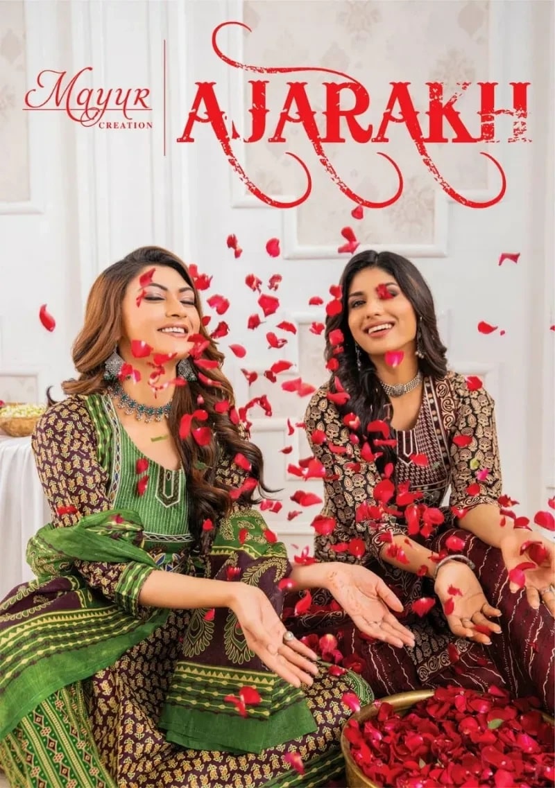 Mayur Ajarakh Vol 1 Soft Cotton Ready Made Dress Collection