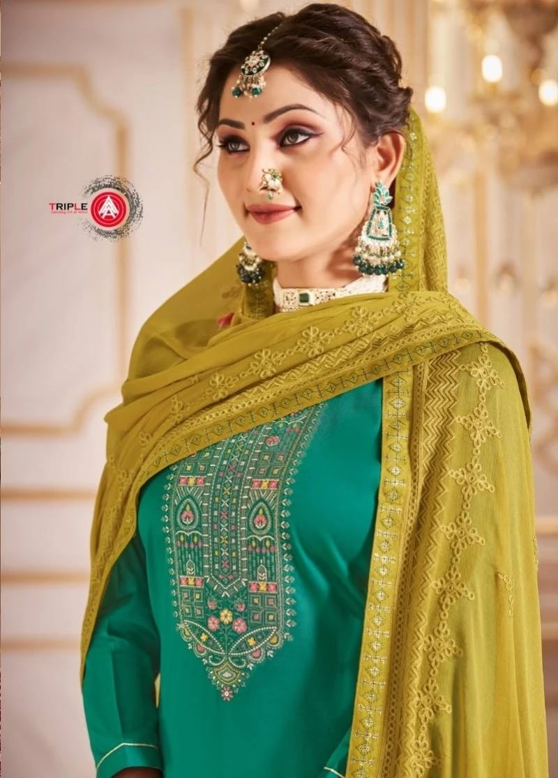 Triple Aaa Noopur 2 Premium Jam Cotton Designer Dress Material