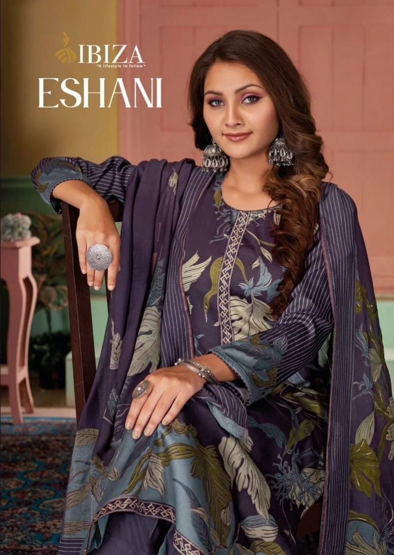 Ibiza Eshani Printed Designer Cotton Salwar Suits Collection