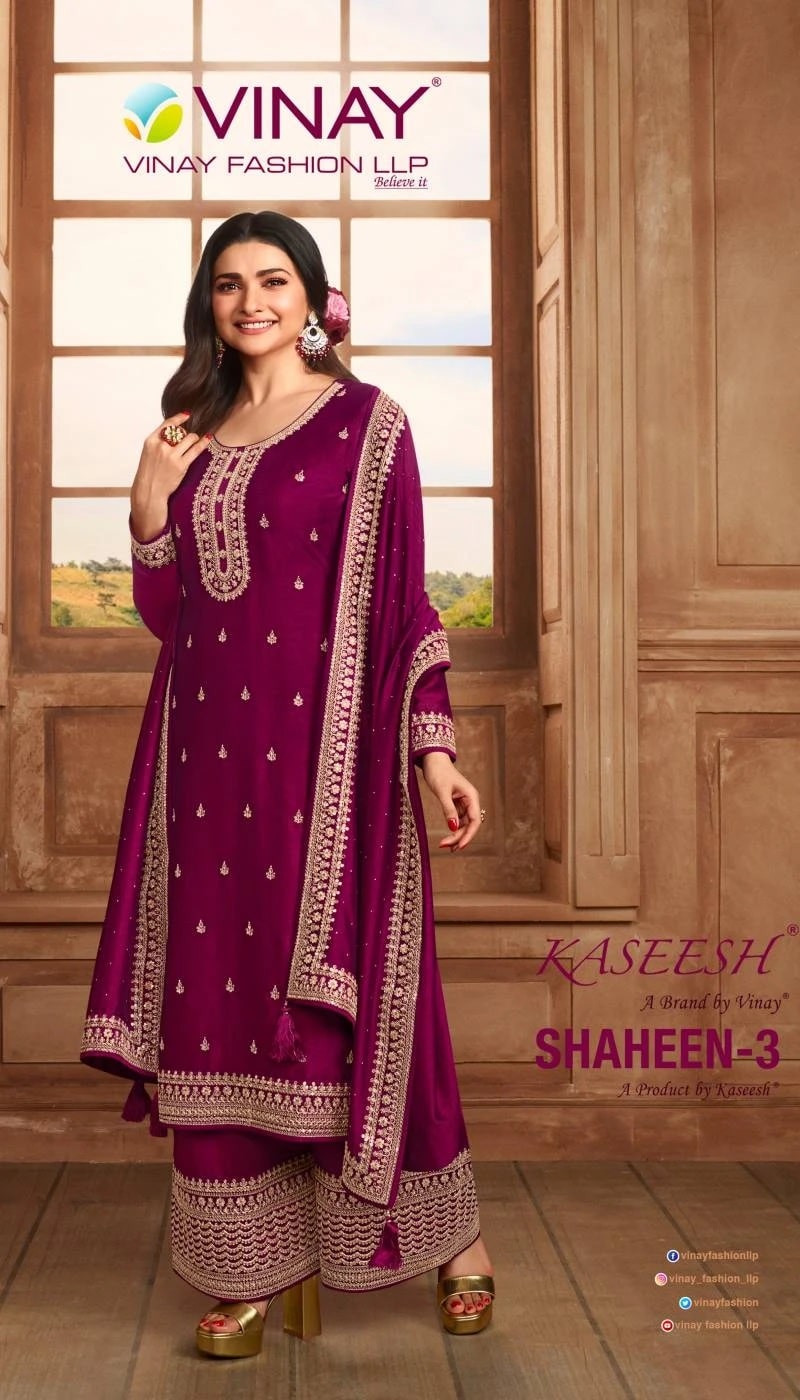 Vinay Kaseesh Shaheen 3 Hitlist Designer Salwar Suits Collection