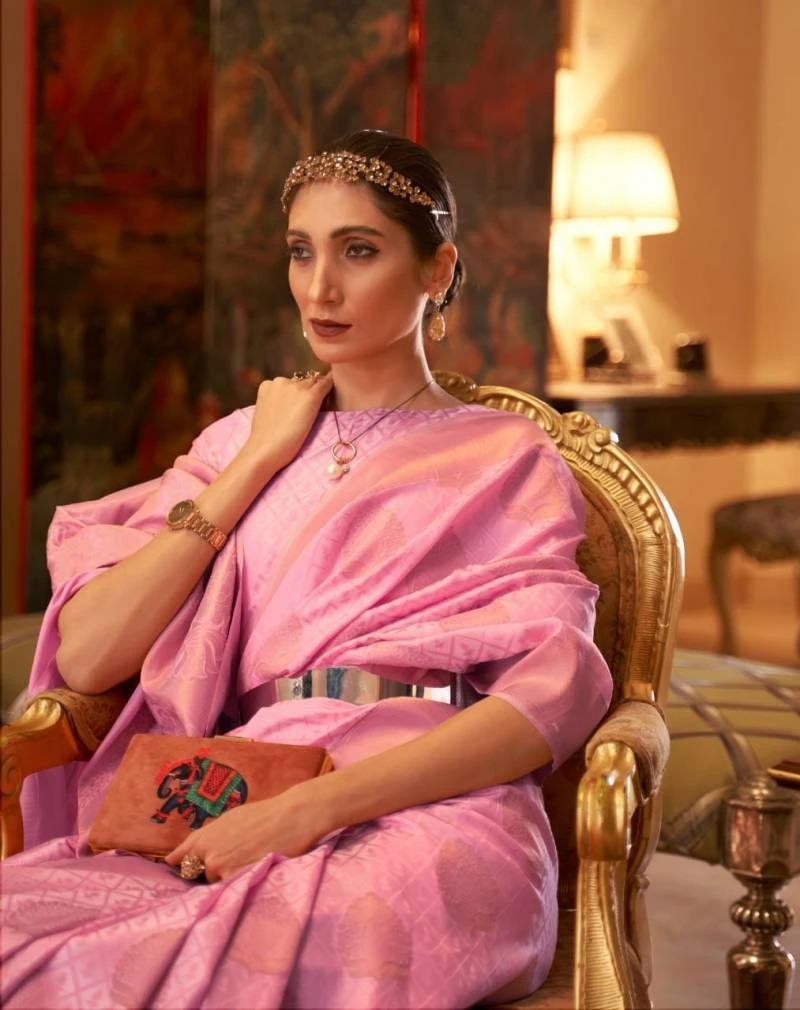 Mc 603 Beautiful Jacquard Work Kanjivaram Silk Saree Collection