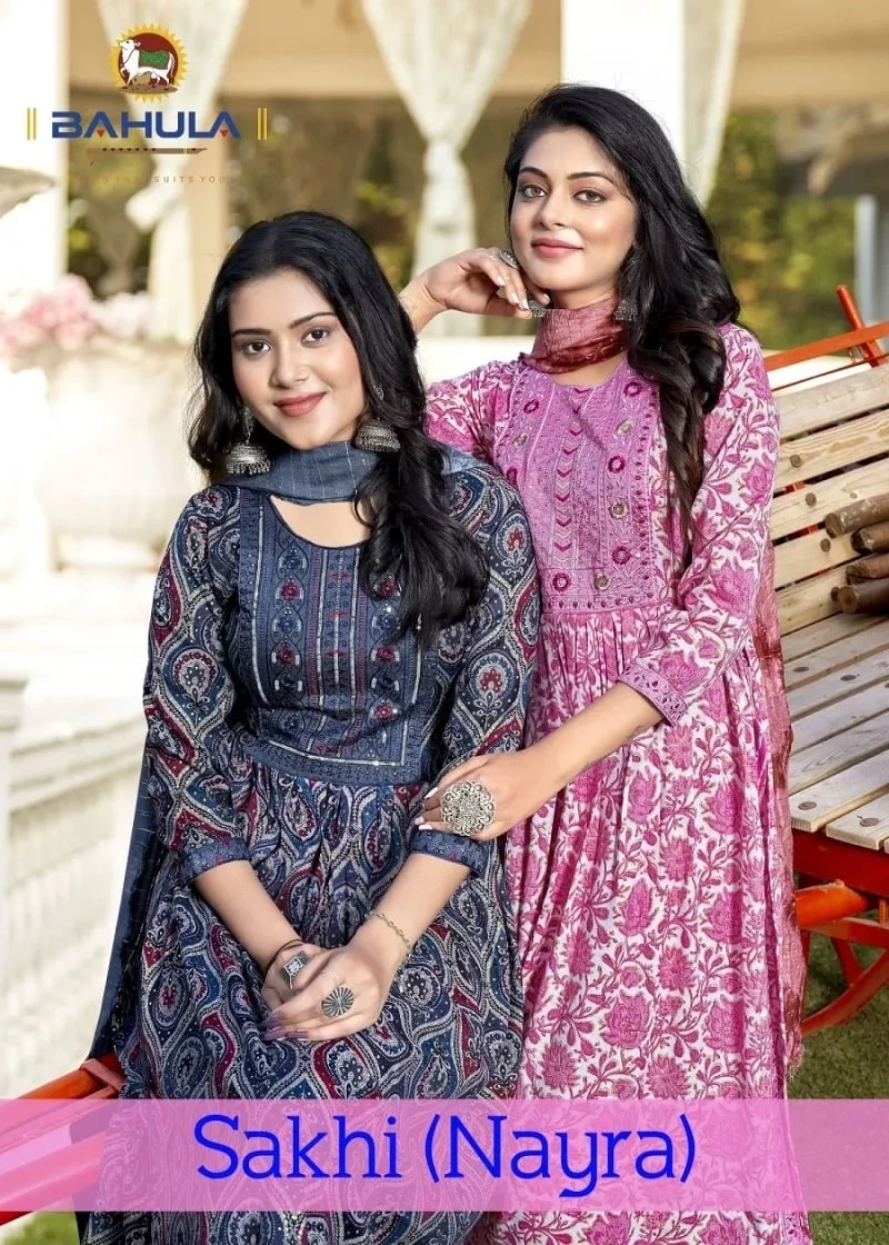 Bahula Sakhi Nayra Vol 1 Soft Cotton Readymade Dress Collection