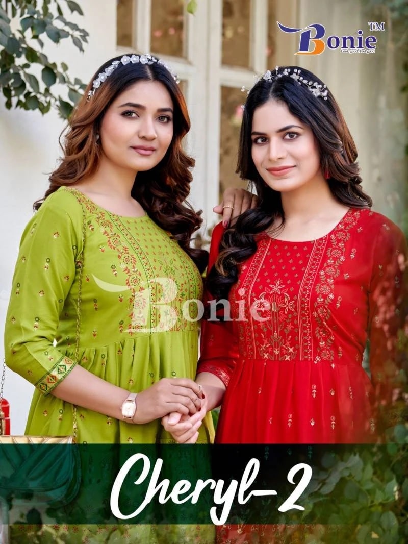 Bonie Cheryl Vol 2 Casual Wear Printed Ladies Top Collection