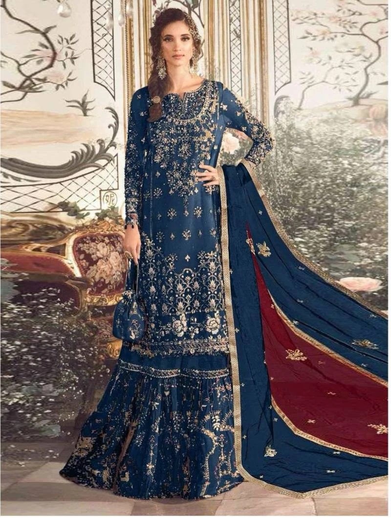 Mahnur Vol 42 Organza Pakistani Salwar Suit Collection