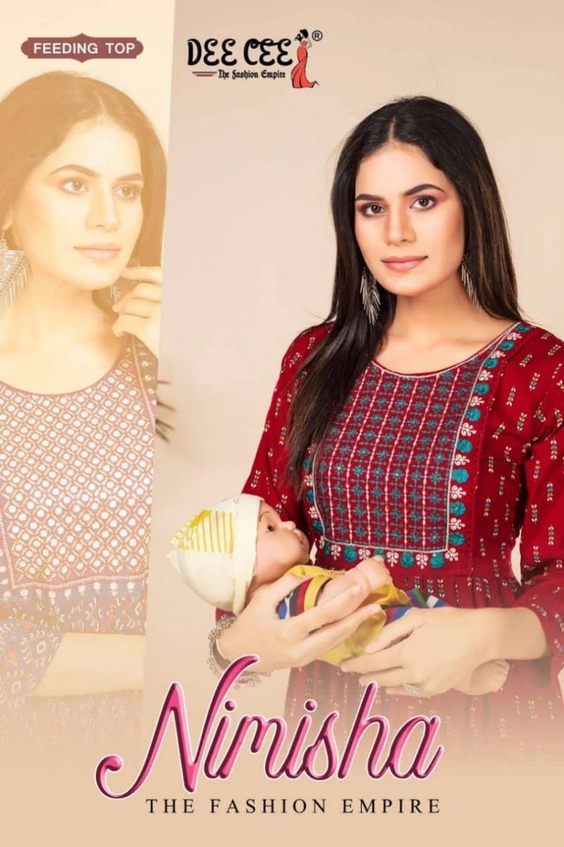 Deecee Nimisha Feeding Long Kurti Collection