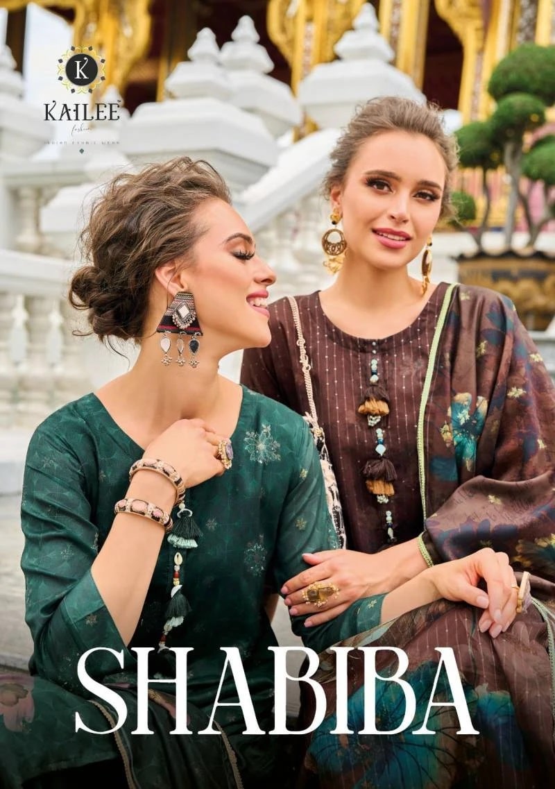 Kailee shabiba Viscose Printed Kurti Pant With Dupatta Collection