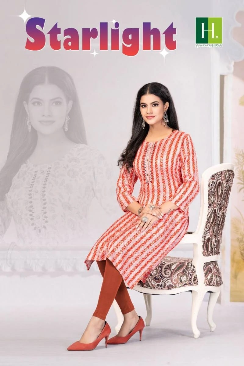Hirwa Starlight Vol 2 Fancy Casual Wear Kurti Collection