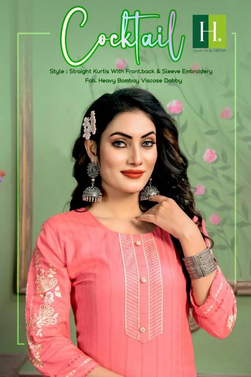 Hirwa Cocktail Vol 2 Fancy Rayon Kurti Collection