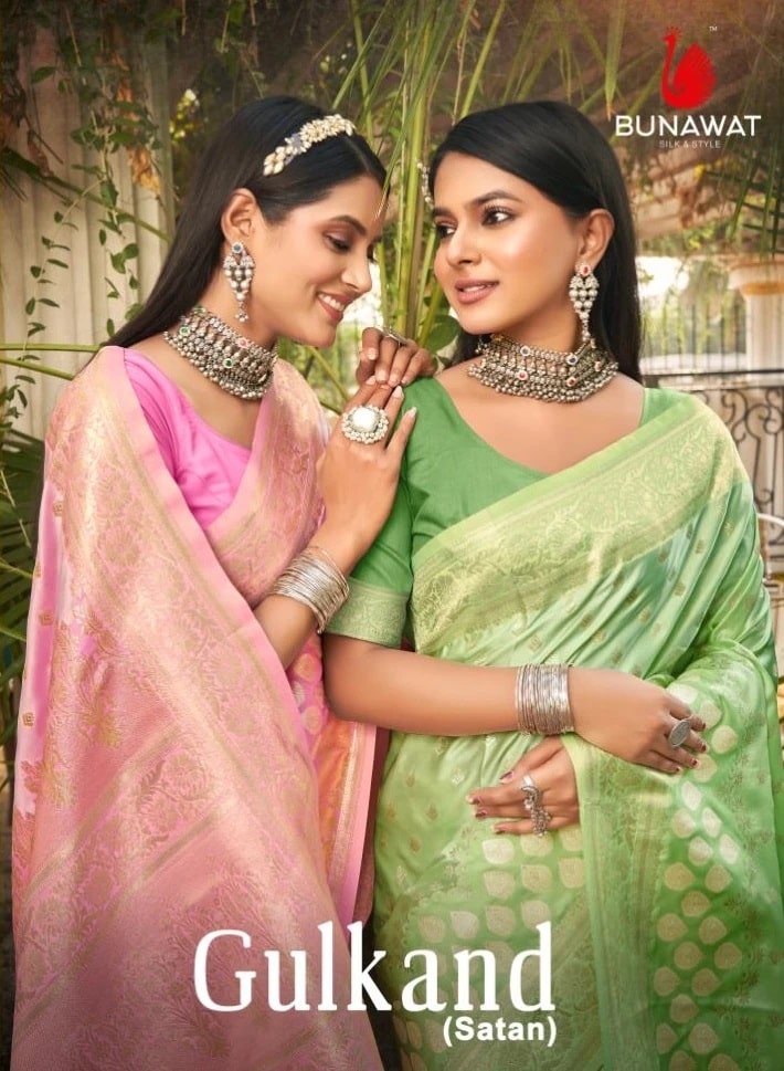 Bunawat Gulkand Silk Wedding Wear Saree Collection