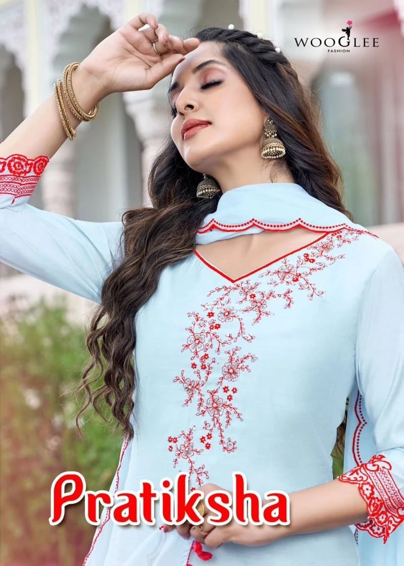 Wooglee Pratiksha Viscose Designer Kurti With Bottom Dupatta