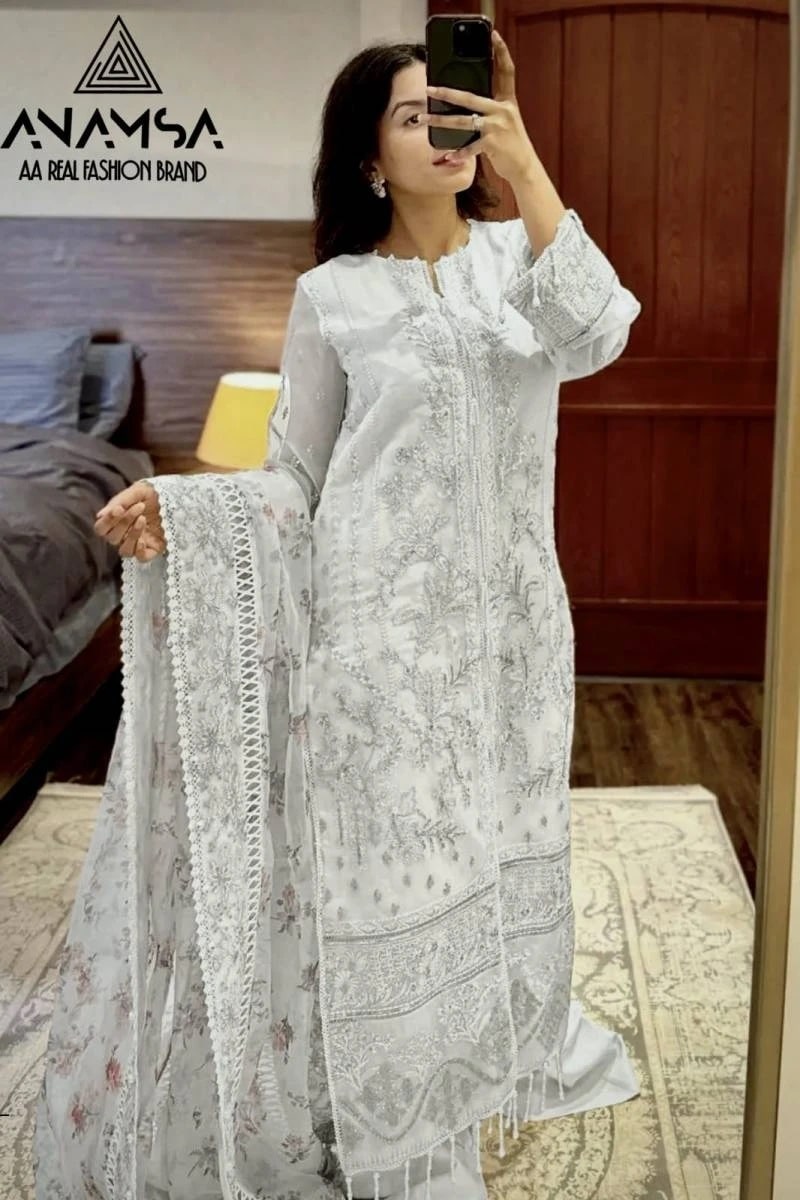 Anamsa 416 Georgette Pakistani Suits Wholesale