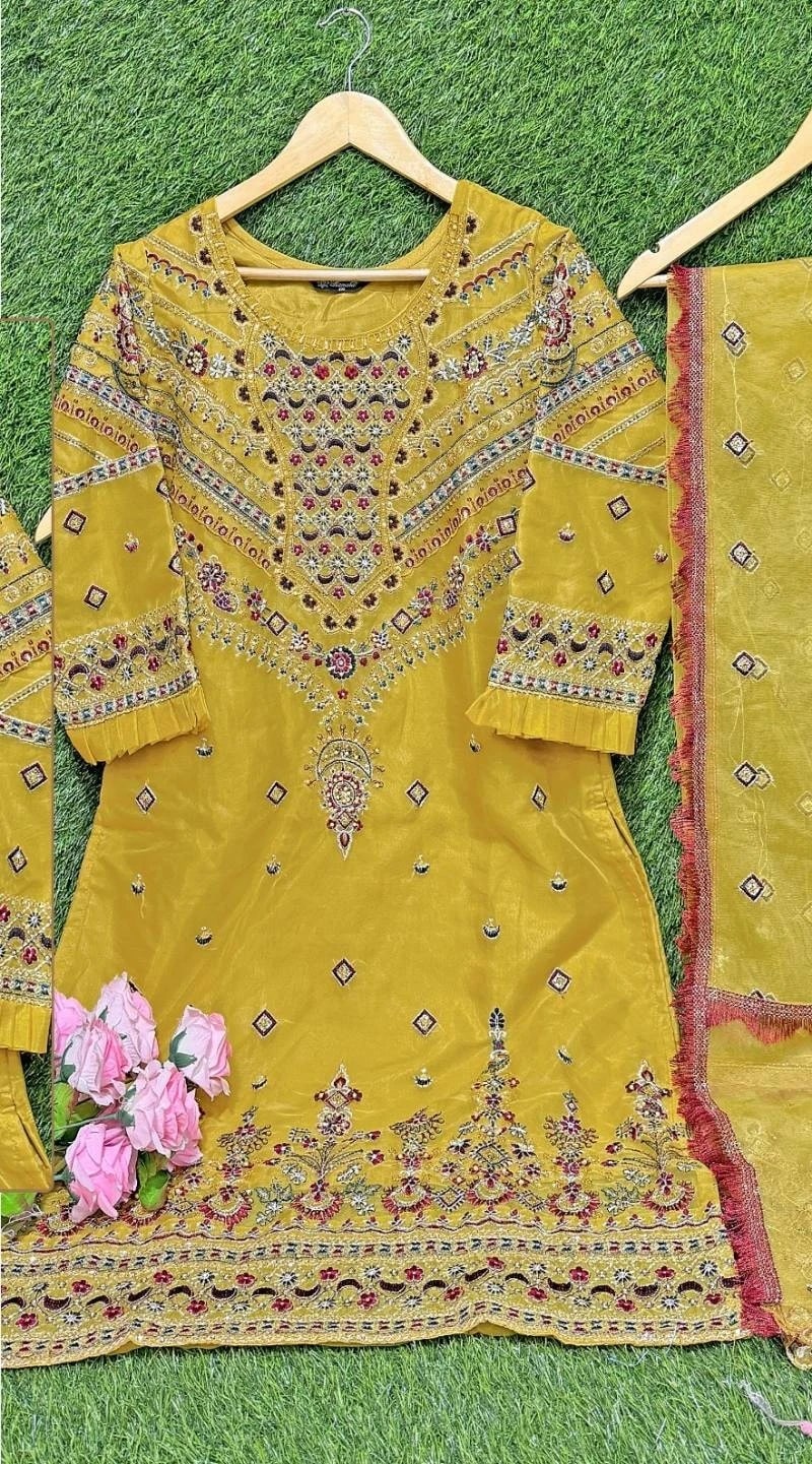Ramsha R 1111 A To D Fully Stitched Pakistani Suit Collection