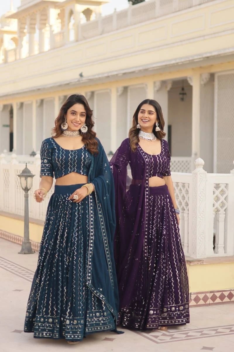 Anamika Vol 2 Faux Georgette Designer Lehenga Choli Collection