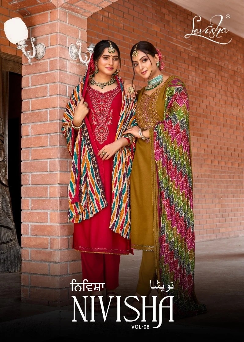 Levisha Nivisha Vol 8 Exclusive Dress Material Collection