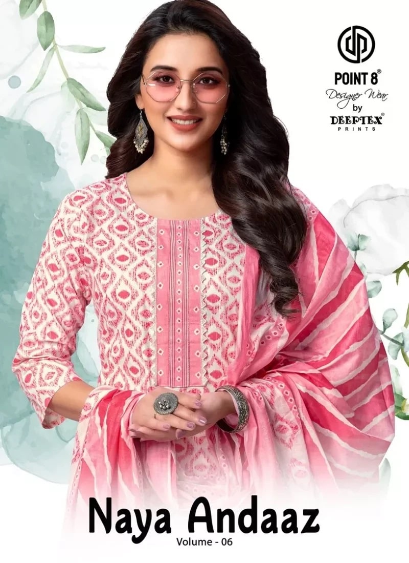 Deeptex Naya Andaaz Vol 6 Printed Cotton Readymade Dress Collection
