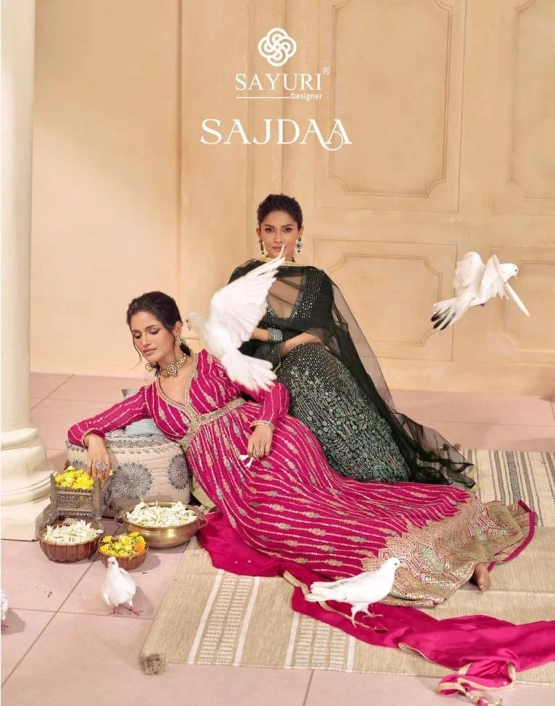 Sayuri Sajdaa Real Georgette Designer Gown Collection