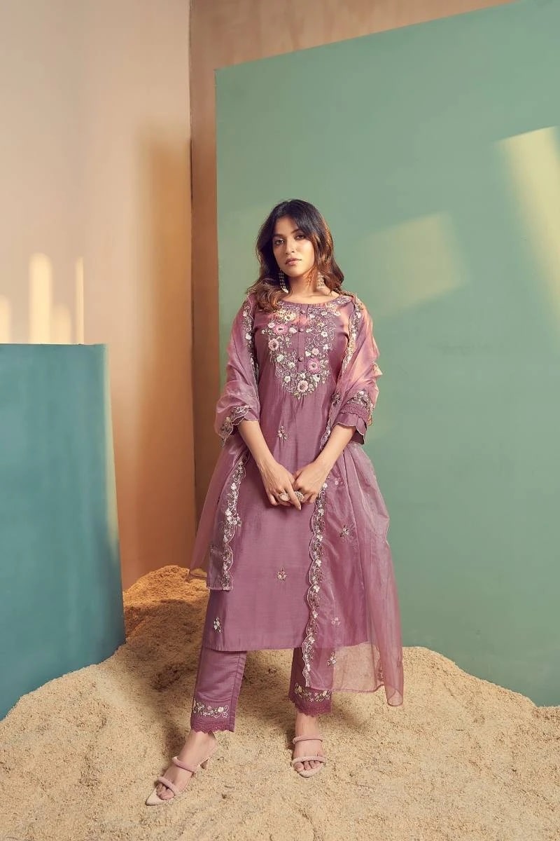 Indo Era 2463 Festive Wear Kurti Bottom With Dupatta Collection