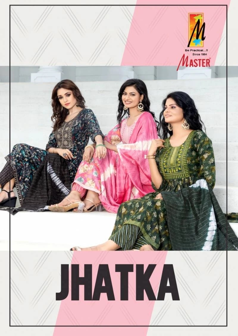 Master Jhatka Naira Cut Kurti With Pant Dupatta Collection