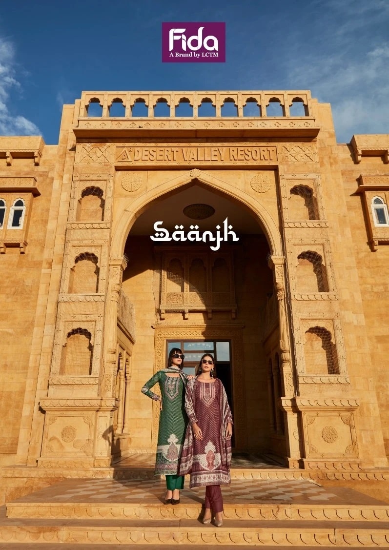 Fida Saanjh Exclusive Cotton Printed Dress Material Collection