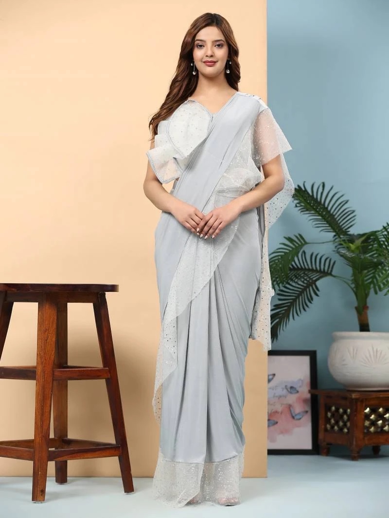 Amoha Trendz 10942 Designer Ready To Wear Saree Collection