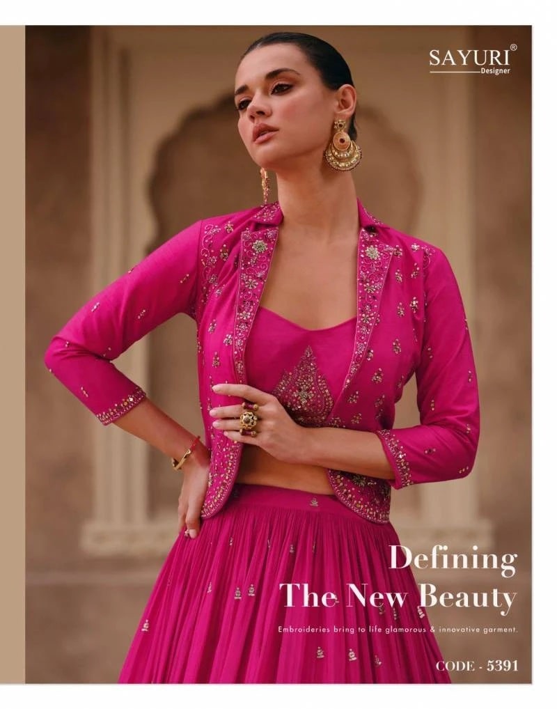 Sayuri Simran Nx Silk Designer Western Gown Dress Collection