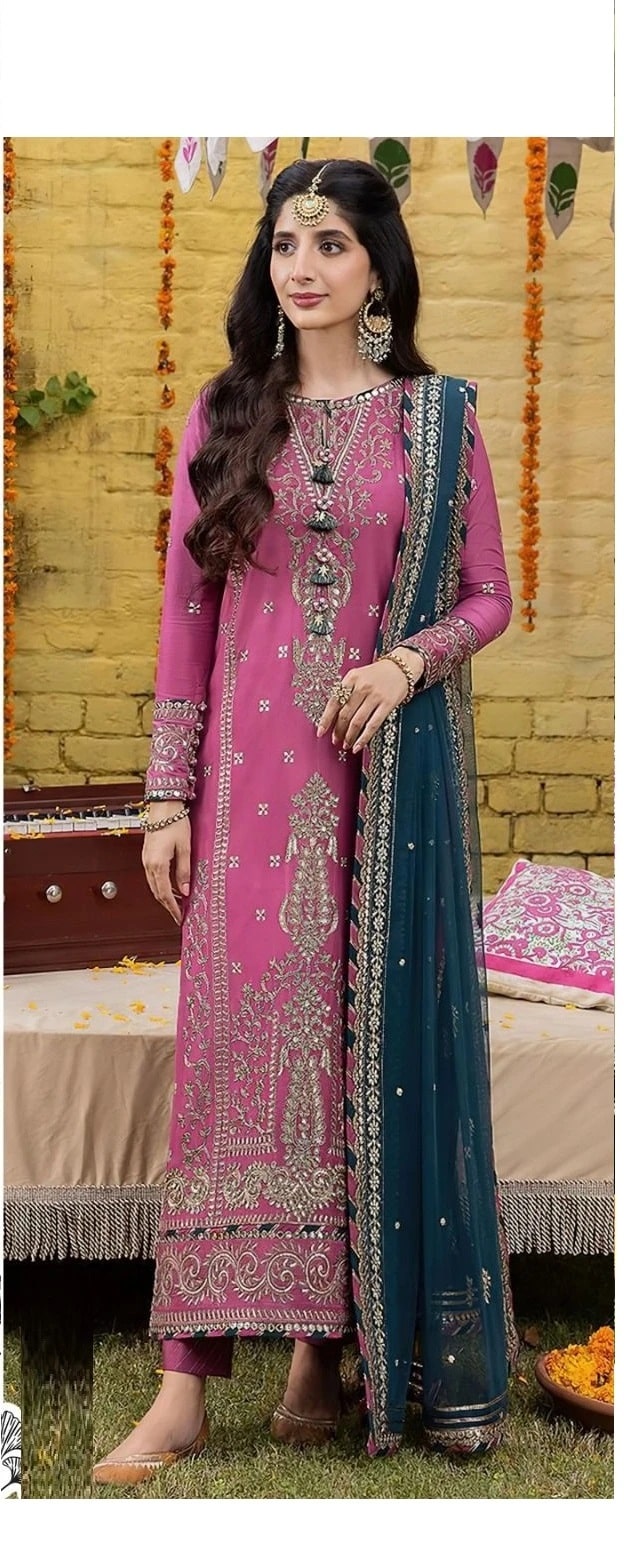 Zaha 10277 Designer Pakistani Salwar Kameez Collection