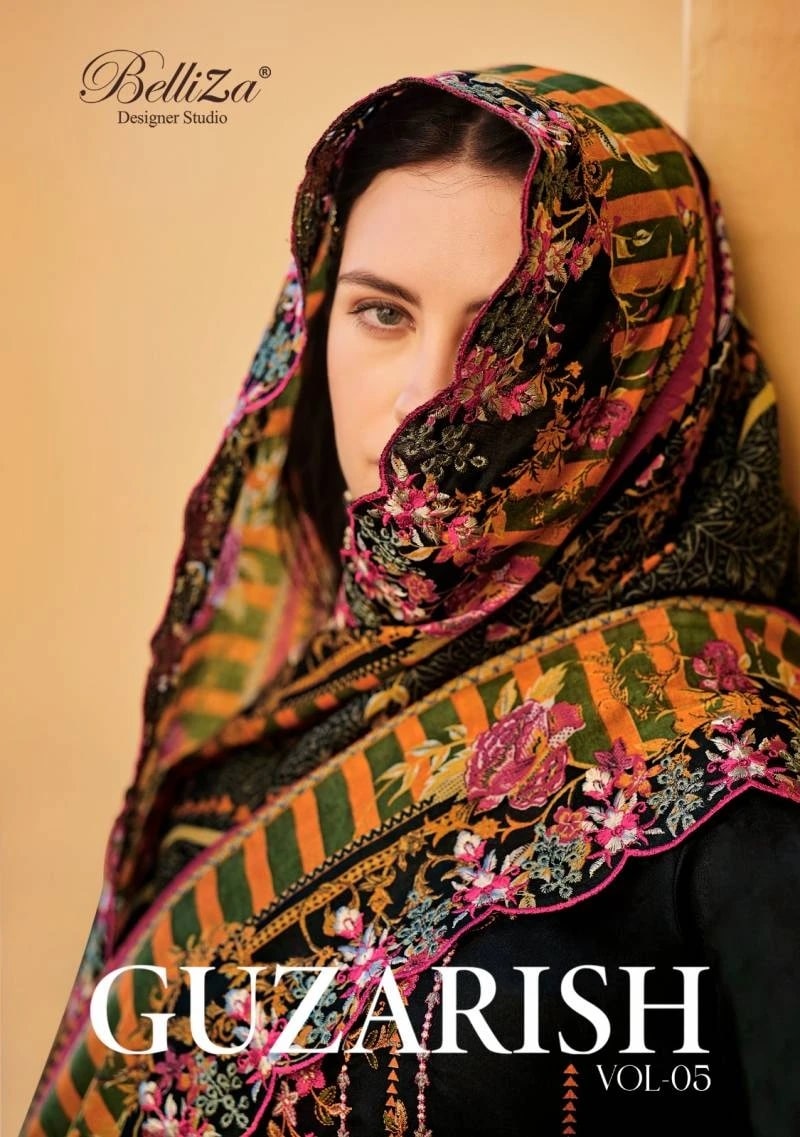 Belliza Guzarish Vol 5 Embroidered Dress Material Collection