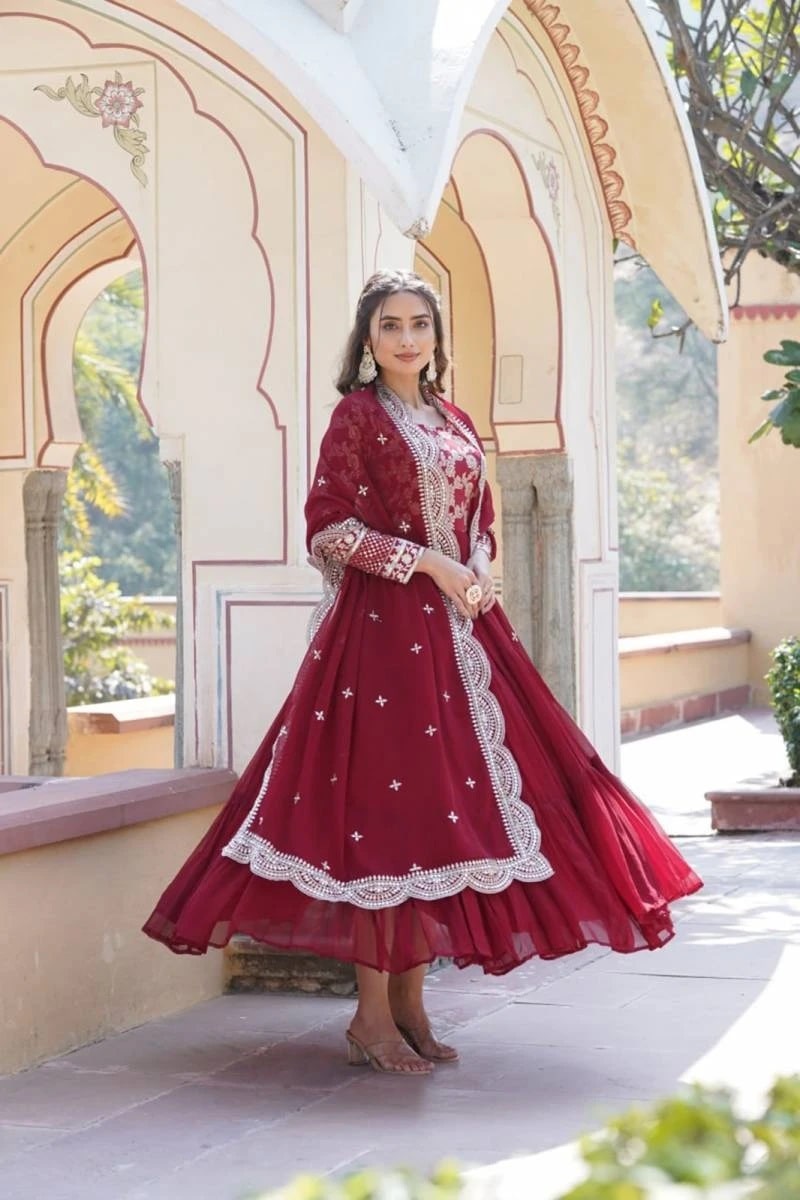 Anamika Vol 10 Designer Ready Made Long Gown Collection