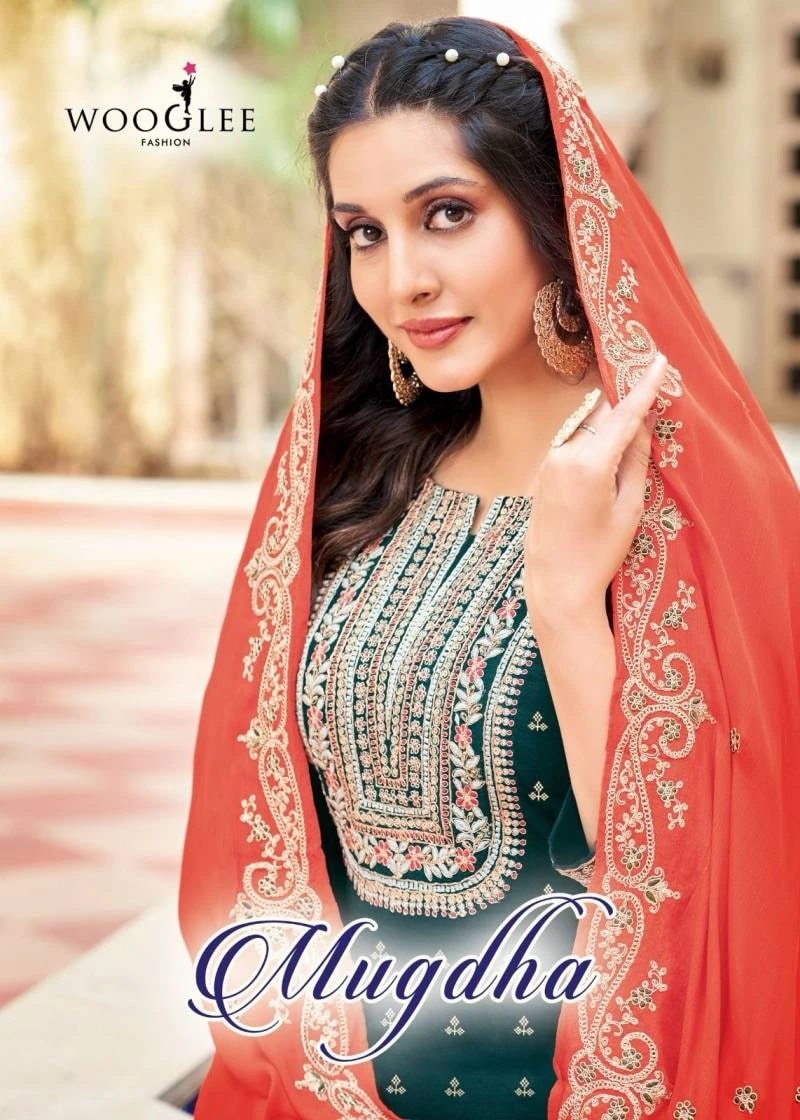 Wooglee Mugdha Viscose Designer Kurti Pant With Dupatta Collection